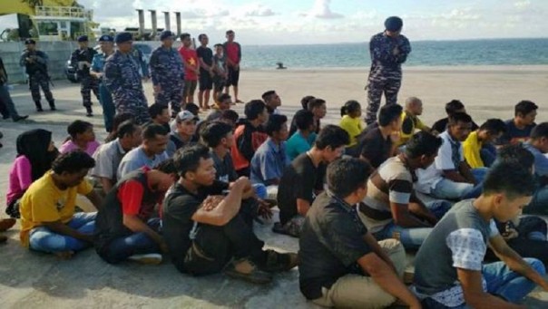 TKI ilegal ditangkap polisi Malaysia