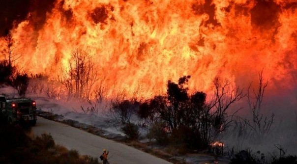 Kecepatan Luar Biasa Dari Kebakaran di California Mampu Membakar Puluhan Hektar Hutan Dalam Hitungan Detik