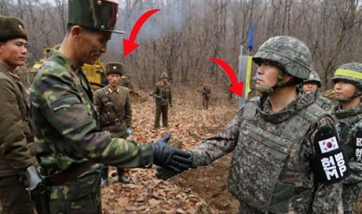 Tentara Korut Berjumpa Korea Utara di Dalam Hutan, Netizen Berdebat Soal Seragam Paling Modern (foto/int)