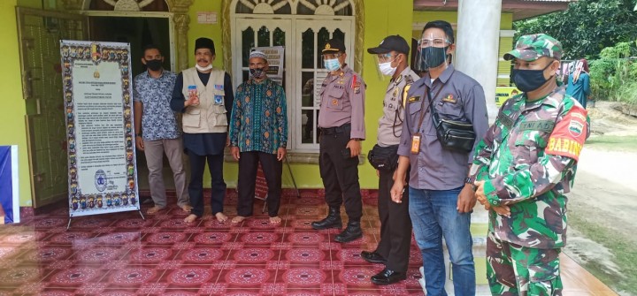 Kapolsek Bunut Lakukan Pengamanan Kampanye Paslon Cabup di Kelurahan Rawang Empat