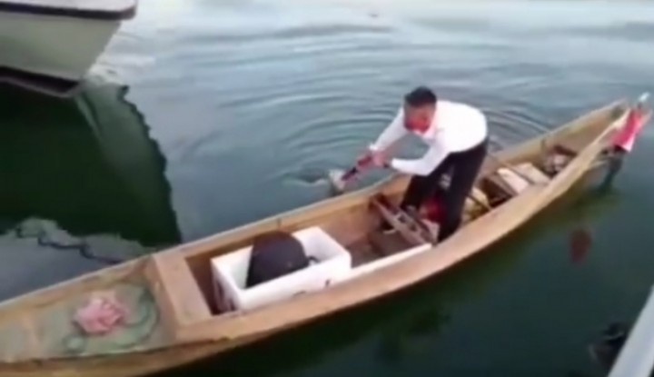Viral, Demi Bisa Jadi TNI AL, Pemuda Ini Dayung Perahu 17 Kilometer, Netizen: Prajurit Sejati (foto/int)