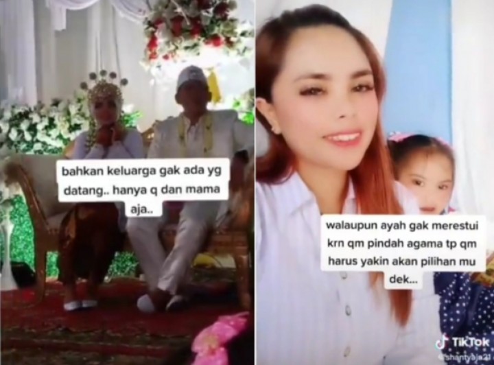 Viral Nikah Tak Direstui Ayah Gara-gara Pindah Agama, Netizen Berikan Dukungan (foto/int)