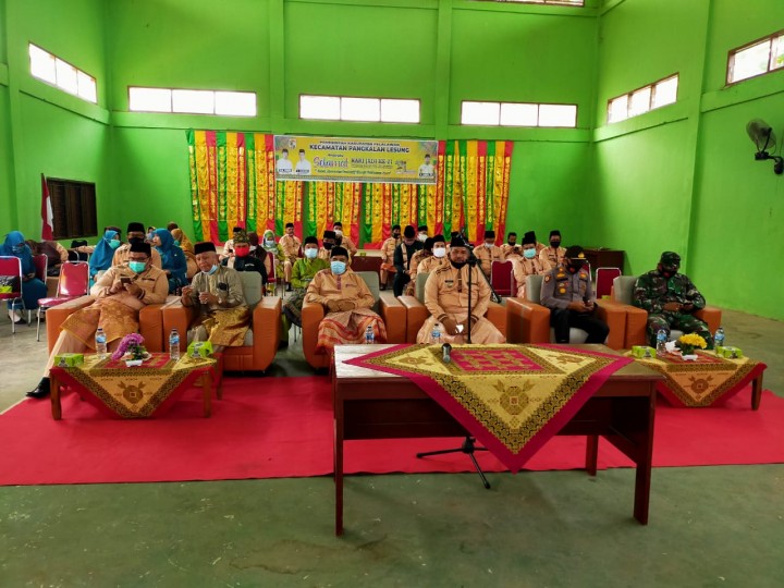 HUT Pelalawan ke-21, Kapolsek Pangkalan Lesung Ikuti Giat Sidang Paripurna Secara Virtual