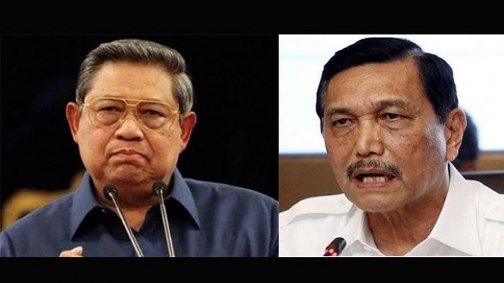 Kolase foto SBY dan Luhut