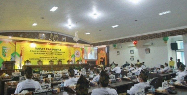 Sidang Istimewa Hari Jadi Kuansing ke-21, Dipimpin Wakil Ketua II DPRD Juprizal (foto/int)