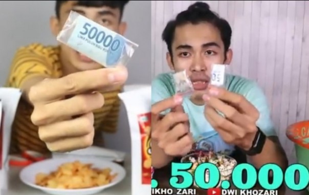 Super Beruntung, Beli Jajanan Indonesia Youtuber Ini Dapat Hadiah Uang Rp50 Ribu (foto/int)