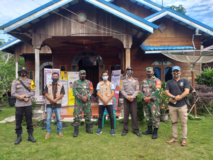 Personil Polsek Teluk Meranti Gelar Pengamanan Lokasi Kampanye di Kelurahan Teluk Meranti
