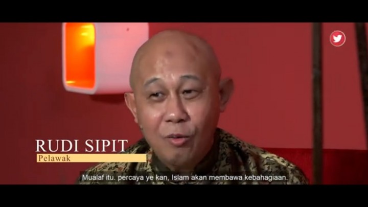 Keturunan Tionghoa, Rudi Sipit Sempat Ditentang Ibunya Saat Masuk Islam, Kini Berharap Bisa Naik Haji (foto/int)