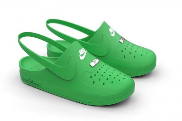 Desainer Sepatu Kegan McDaniel Mencampur Model Nike Air Force 1 dan Crocs, Hasilnya Bikin Netizen Histeris....