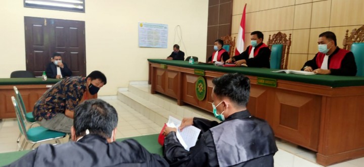 Kasus Karhutla, JPU Tuntut PT Adei Pidana Denda Rp 4,4 Milyar (foto/ardi)