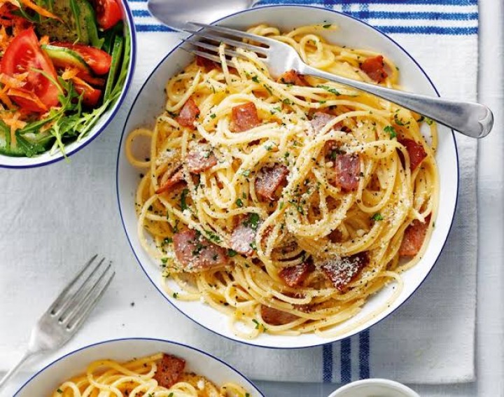 Resep Spaghetti Carbonara | RIAU24.COM