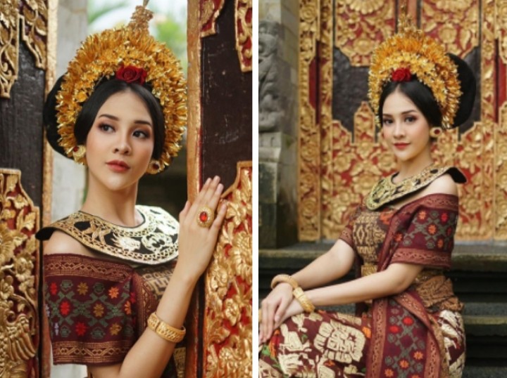Anya Geraldine Jadi Wanita Bali, Netizen Mengkhayal Sebagai Pengantin Laki-laki (foto/int)