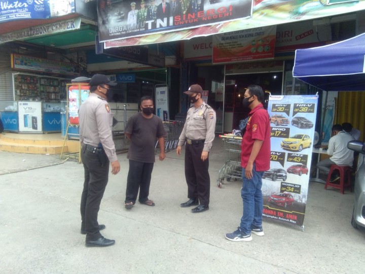 Cegah Kriminalitas, Polsek Pangkalan Kerinci Laksanakan Patroli Rutin