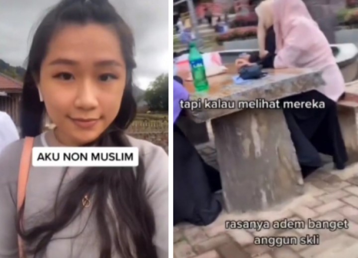 Seorang Non Muslim Tertarik Lihat Muslimah Pakai Cadar, Netizen: Semoga Dapat Hidayah (foto/int)