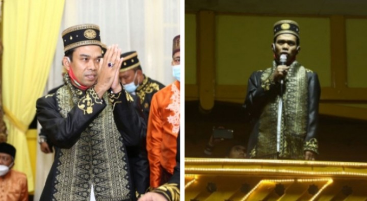 UAS Dapat Gelar Kehormatan Diserahkan Langsung Putra Mahkota Kesultanan Sambas, Netizen Sebut Begini (foto/int)