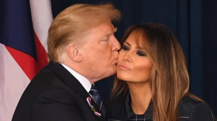Donald Trump dan Istrinya Melania Trump