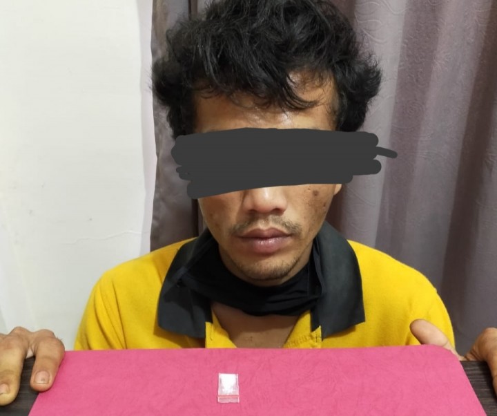 Sat Natkoba Polres Siak Menangkap Lagi Pengedar Narkotika Jenis Sabu di Tualang (foto/int)