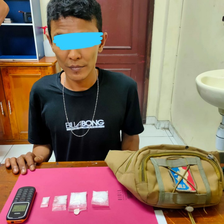 Polres Siak Tangkap Pengedar Narkotika Jenis Sabu Saat Melintas Kecamatan Koto Gasib (foto/lin)