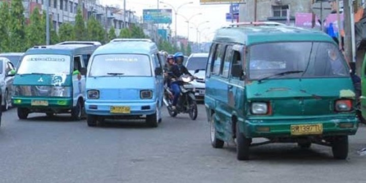 Angkutan umum di Kota Pekanbaru (ilustrasi). Foto: int 