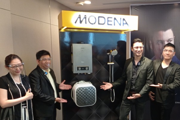 Modena Indonesia dan Christian Sugiono hadirkan water heater yang terinspirasi dari potongan berlian