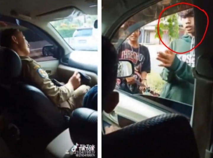 Viral Pengamen Langsung Ngacir, Lihat Dalam Mobil Ada Satpol PP, Netizen Sebut Begini (foto/int)
