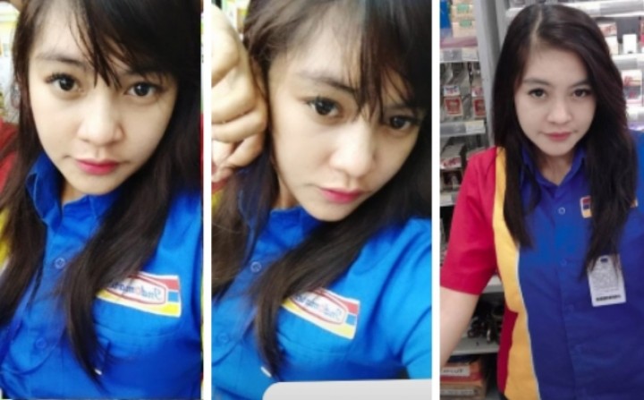 Warganet Puji Gadis Cantik Kasir Minimarket, Netizen: Ada yang Manis Tapi Bukan Gula (foto/int)