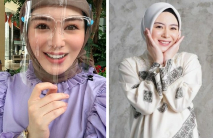 Ayana Moon Pakai Face Shield, Netizen: Lucu Banget, Cantiknya Natural (foto/int)
