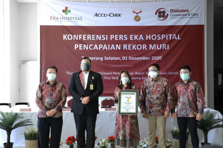 Eka Hospital catat rekor muri dan resmikan pusat layanan diabetes pertama di Indonesia