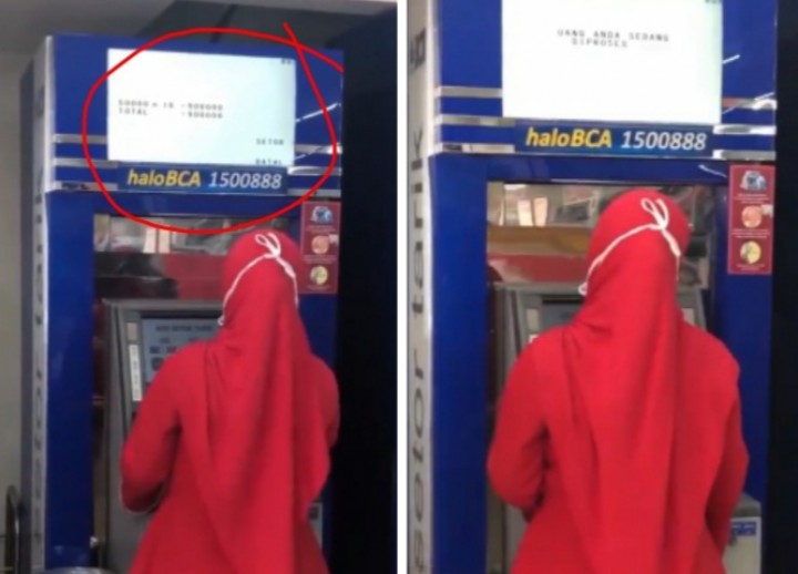 Viral ATM Bisa Lihat Saldo Punya Orang, Netizen Sebut Begini (foto/int)