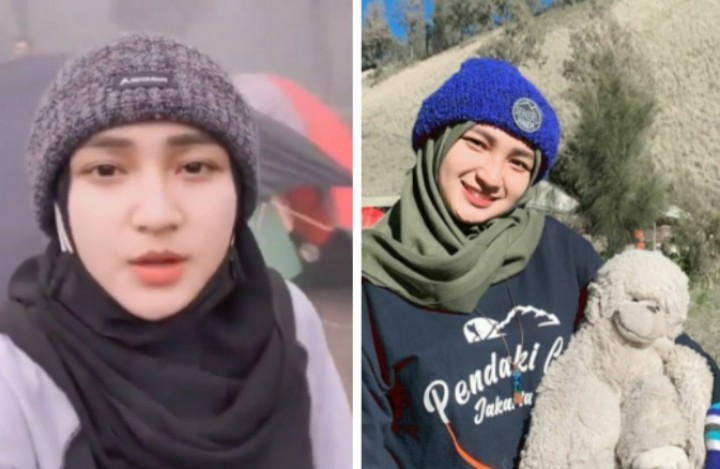 Hijaber Cantik Ini Tangguh Mendaki Gunung, Netizen Sebut Mirip Nadine Candrawinata (foto/int)