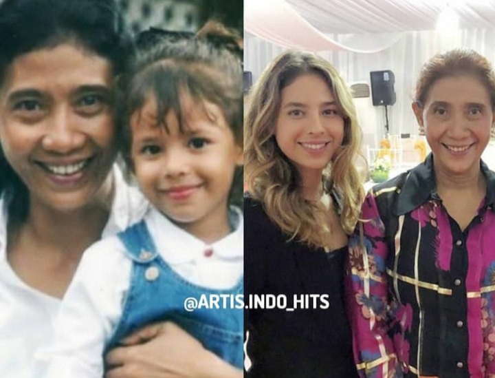 Foto Jadul Susi Pudjiastuti Dengan Anak Gadisnya, Netizen Sebut Begini (foto/int)