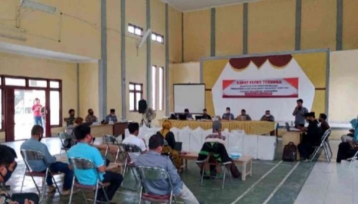 Kapolsek Kerumutan Hadiri Rapat Pleno Rekapitulasi Perhitungan Suara di PPK Kecamatan