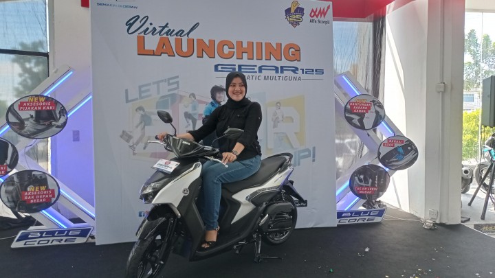 Peluncuran Yamaha Gear di Kota Pekanbaru, Riau