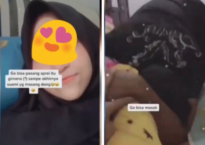 Viral Video Istri Ngaku Tak Bisa Masak dan Pasang Seprei Kasur, Netizen: Mertua Enggak Ngomel? (Foto/int) 