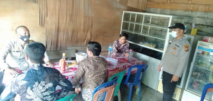 Polsek Langgam Gelar Patroli Untuk Cegah Kriminal C3 dan Tekan Penyebaran Covid-19