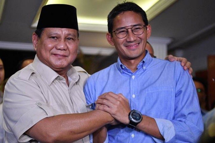 Prabowo Subianto dan Sandiaga Uno