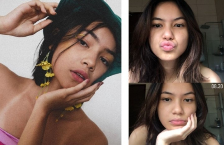 Oubrey Aulia Model Cantik yang Dituduh Netizen Merebut Pacar Awkarin (foto/int) 