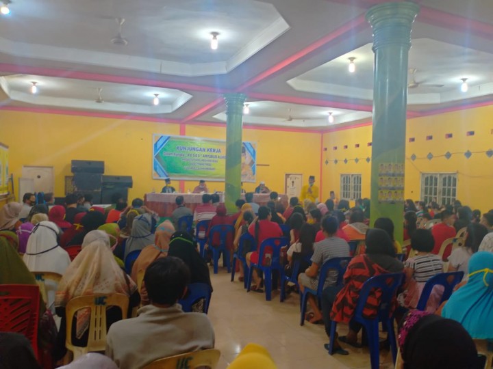 Awal Tahun, Anggota DPRD Riau Amyulis Tampung Aspirasi Masyarakat di Kota Sagu
