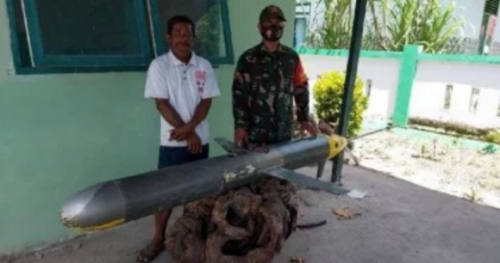 Drone bawah laut yang ditemukan nelayan di Sulawesi Selatan diduga milik China. Foto: int 