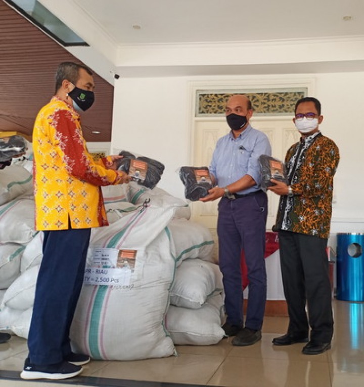 PT RAPP Serahkan 400 Ribu Masker Untuk Masyarakat Riau