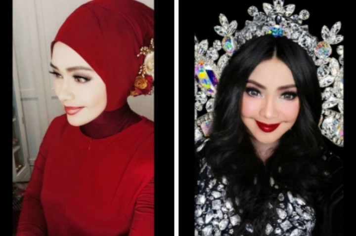 Iyeth Bustami Bikin Warganet Heboh dan Berdebat Dikira Lepas Hijab (foto/int) 
