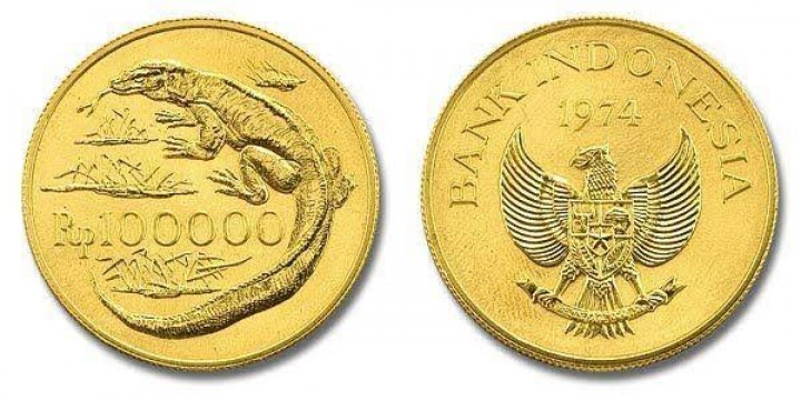 Uang pecahan Rp 100.000 bergambar Komodo. (Foto: Int)