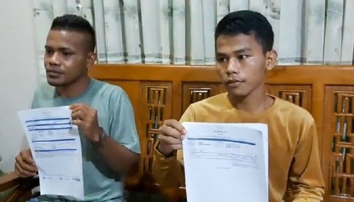 Paulus Yulius Kollo, dan Indra Wibowo penumpang selamat Sriwijaya Air SJ-182