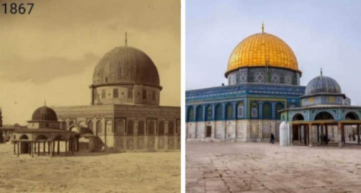 Potret Kondisi Masjid Quba Emas 150 Tahun Lalu di Era Kesultanan Ottoman Masih Ada (foto/int) 