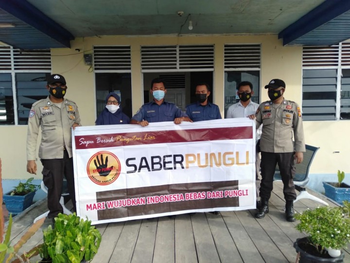 Polsek Kuala Kampar Sosialisasikan Saber Pungli