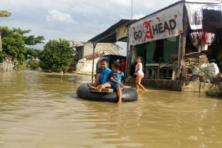 Ilustrasi banjir. Foto: Kompas.com