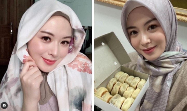 Ayana Moon Mualaf Cantik Korea Penggemar Kue Tradisional Indonesia (foto/int) 