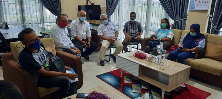 Pertemuan dengan Tim Panitia HPN Tahun 2021 Tingkat Provinsi Riau di Kantor BPDASHL Inrok