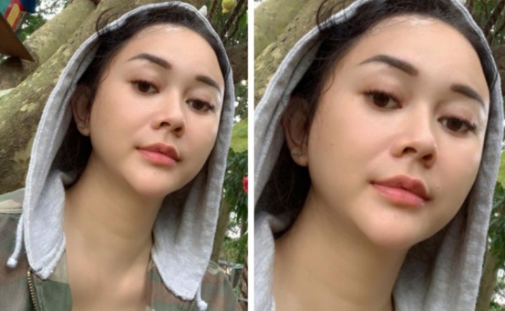 Cantik Natural, Aura Kasih Selfie Tanpa Makeup, Netizen Bilang Begini (foto/int) 