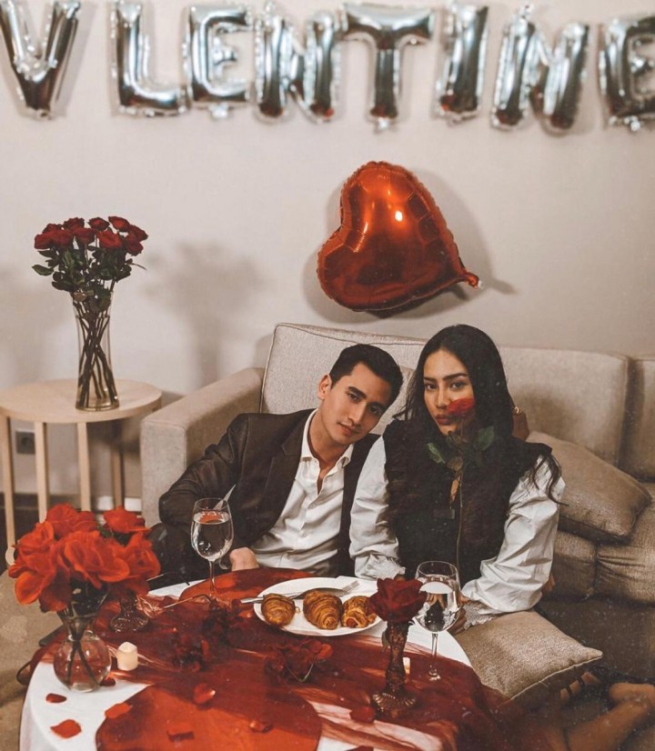 Ngerayain Valentine Bareng, Anya Geraldine dan Verrel ...